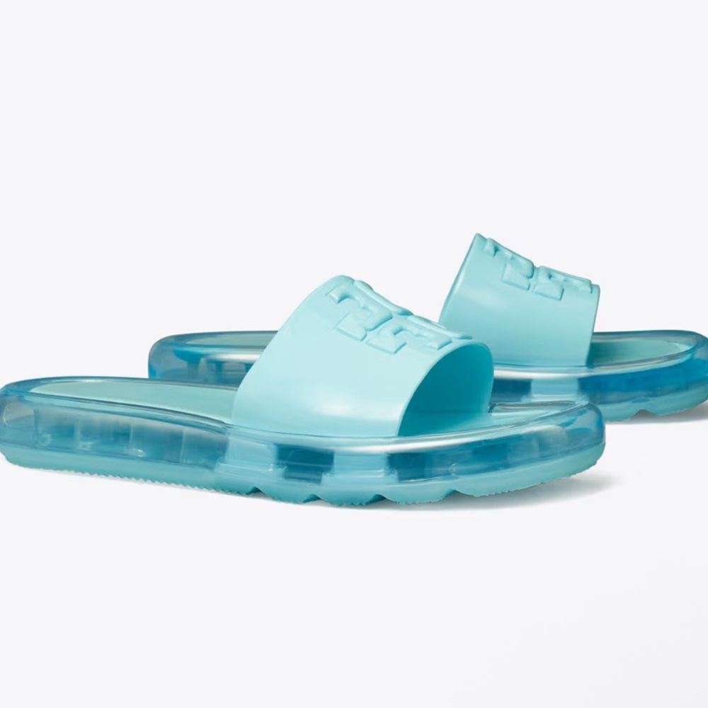 Tory Burch Aqua Slide Sandals